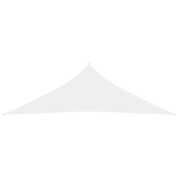 Pânză parasolar, alb, 4x4x5,8 m, țesătură oxford, triunghiular