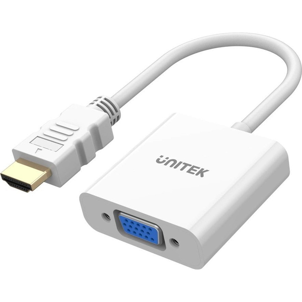 Unitek Y-6333C01 HDMI apa - VGA anya Átalakító Adapter - Fehér