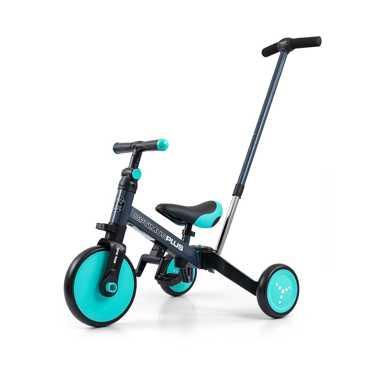 Milly Mally Optimus Plus 4 az 1-ben Tricikli - Menta (5306)