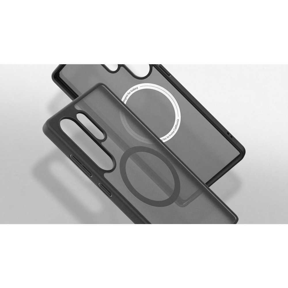 Samsung S25 Ultra Capella ütésálló tok, Fekete-ezüst (OSAM-GP-FPS938PGB)