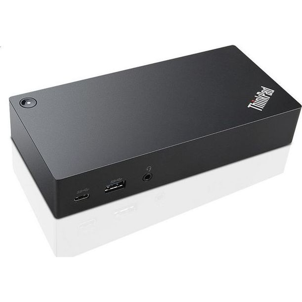 Lenovo 40A90090DK stații de andocare și replicatoare de porturi pentru calculatoare portabile Prin cablu USB 3.2 Gen 1 (3.1 Gen 1) Type-C Negru