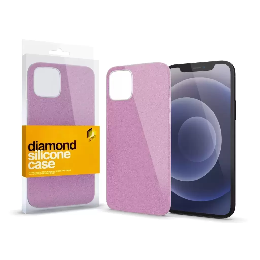 XPRO Szilikon tok Diamond Pink Apple Iphone 15 Pro Max készülékhez (128941)