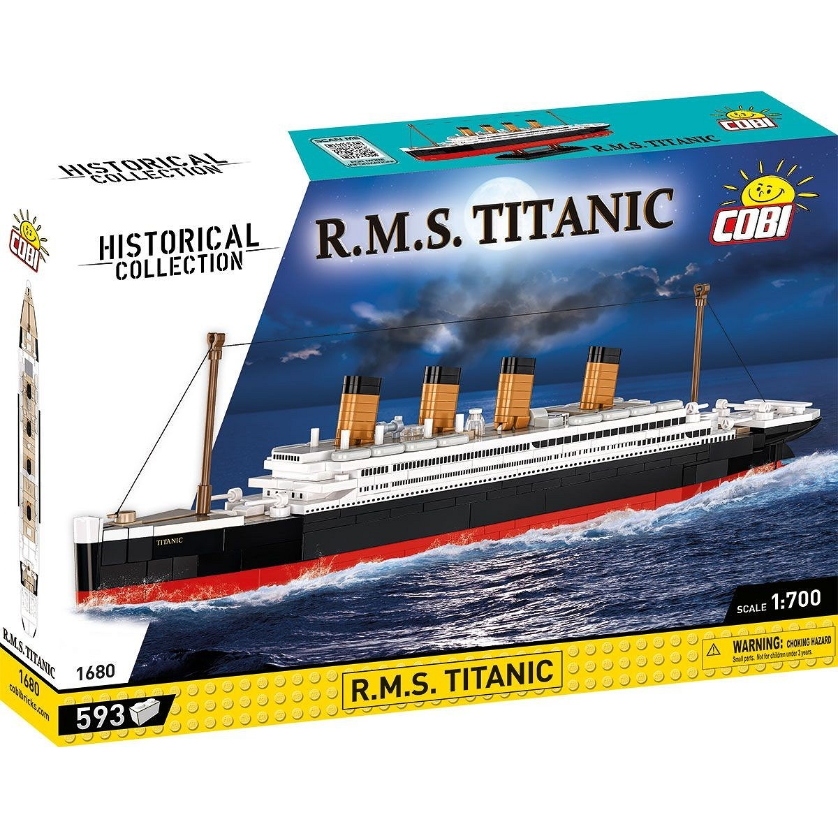 Cobi Blocks R.M.S. Titanic hajó 593 darabos építő készlet (COBI-1680)