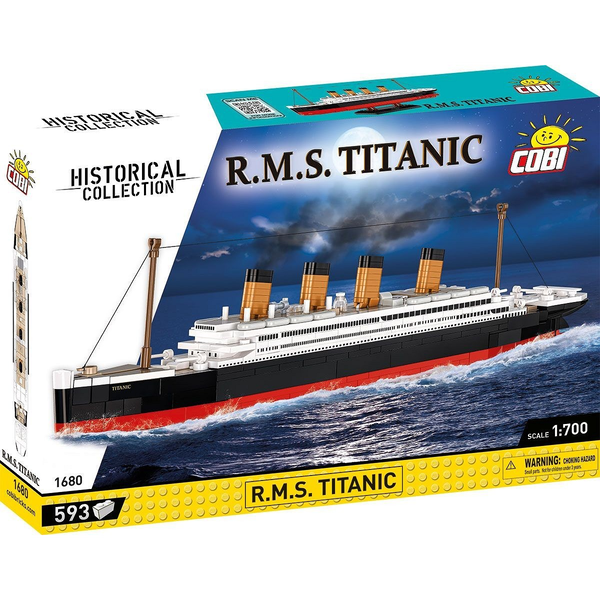 Cobi Blocks R.M.S. Titanic hajó 593 darabos építő készlet