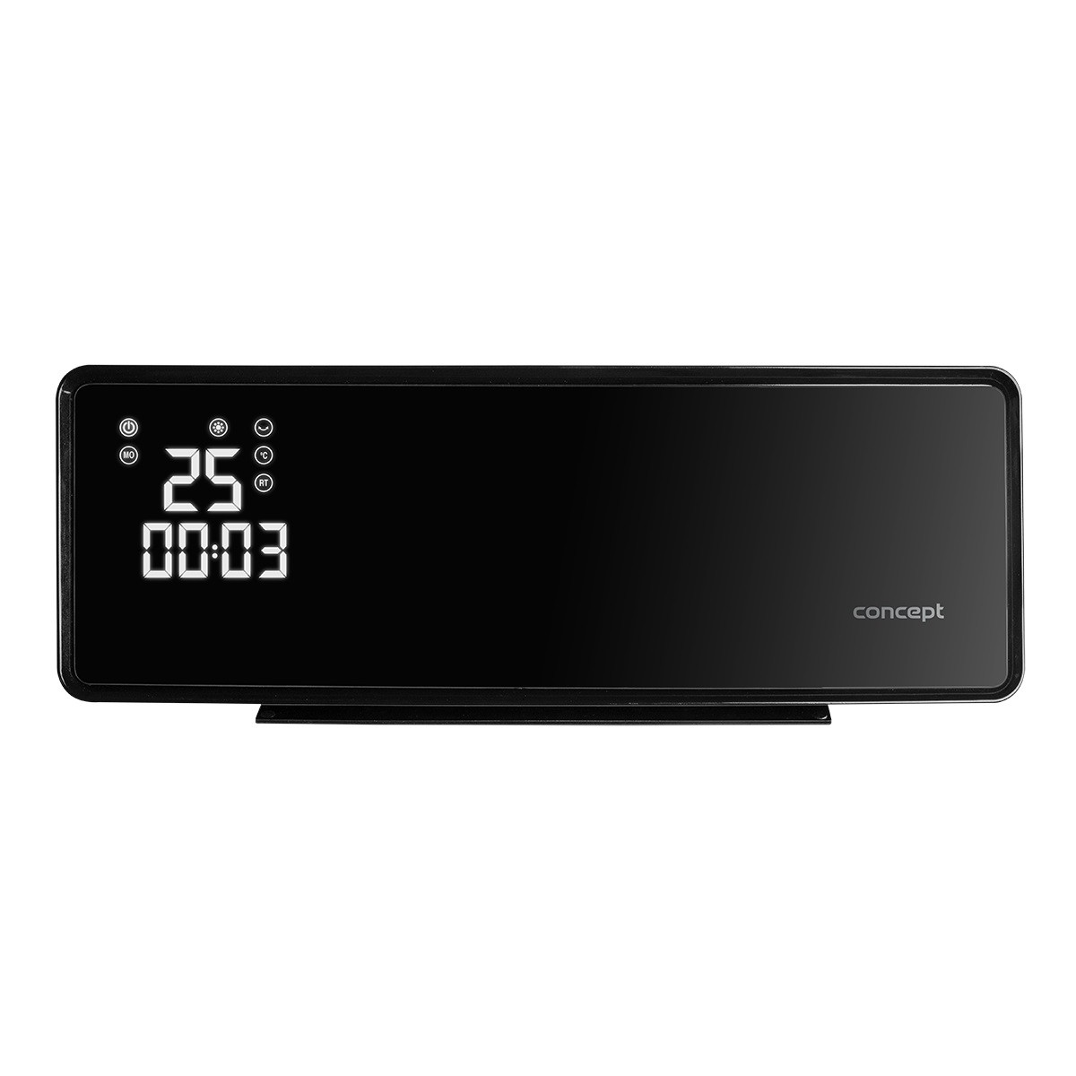 Concept QH4001 Kerámia Fali Hősugárzó kijelzővel 2000W - Fekete (QH4001)