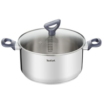 Tefal Daily Cook G7124645 steelpan 4,5 l Rond Roestvrijstaal