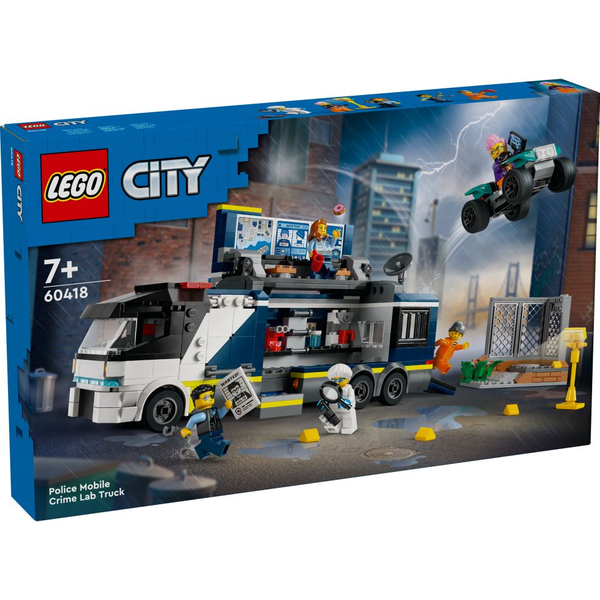LEGO City 60418 Mobilné kriminalistické laboratórium policajtov