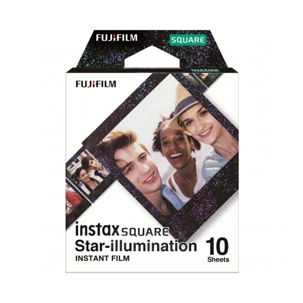 Fujifilm Instax Square Film Star Illumination Színes film Instax fényképezőgépekhez (10 db / csomag) (16633495)