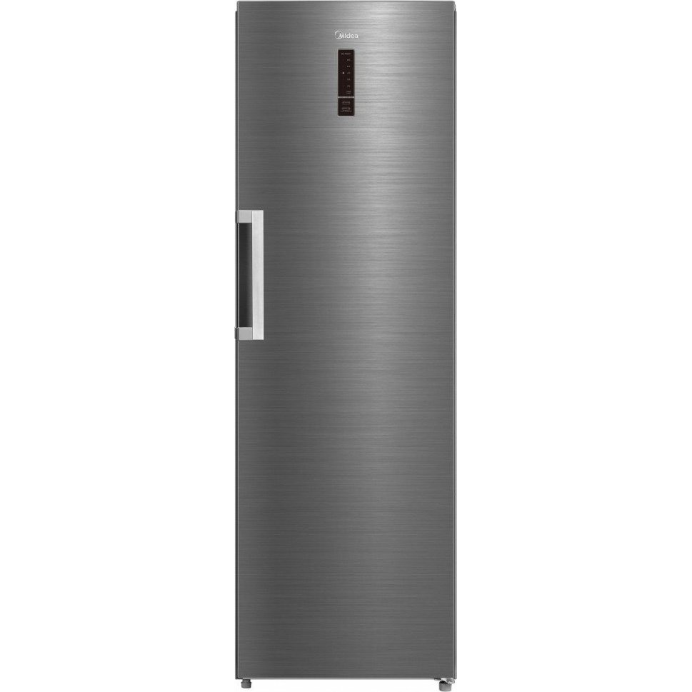 Midea MDRU502MTE46 inox, egyajtós, Hűtő:362L, No frost hűtőszekrény (MDRU502MTE46)