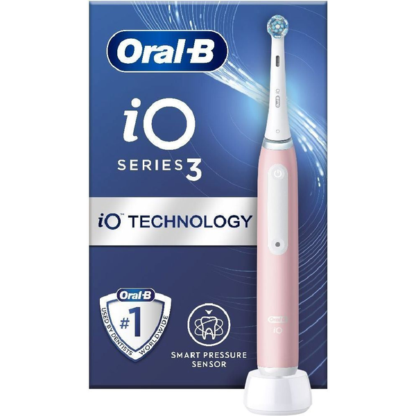 Електрическа четка за зъби Oral-B iO 3, розова