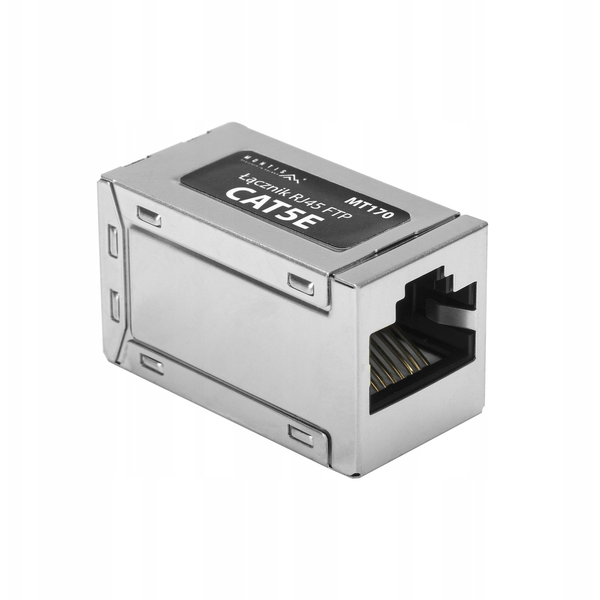 Łącznik RJ45 FTP Cat. 5e czarny Montis MT170