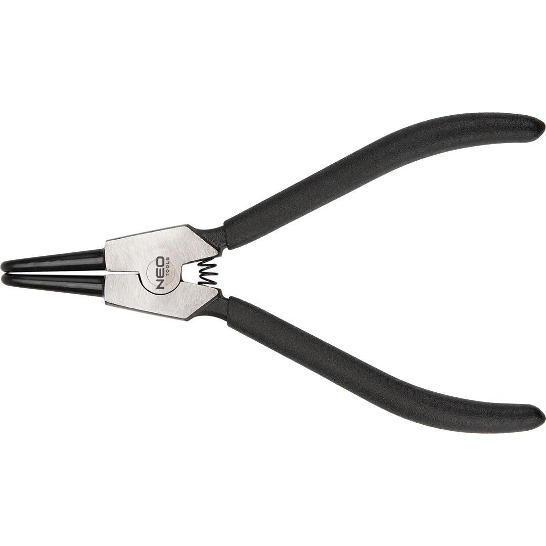 NEO 01-091 Zégergyűrű Fogó 145mm, Külső, Hajlított, Crmo, 10 - 25mm, Csúcs Diameter 1,5 - 2,0mm (01-091)
