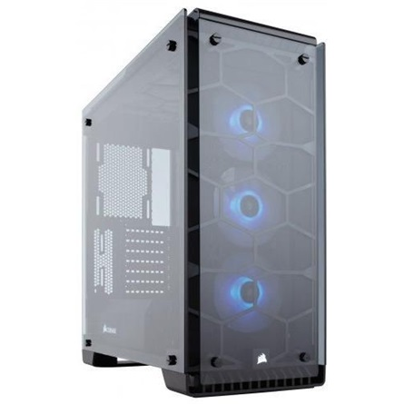CORSAIR Crystal Series 570X RGB Edzett Üveg Mid-Tower ATX Gépház, Fekete