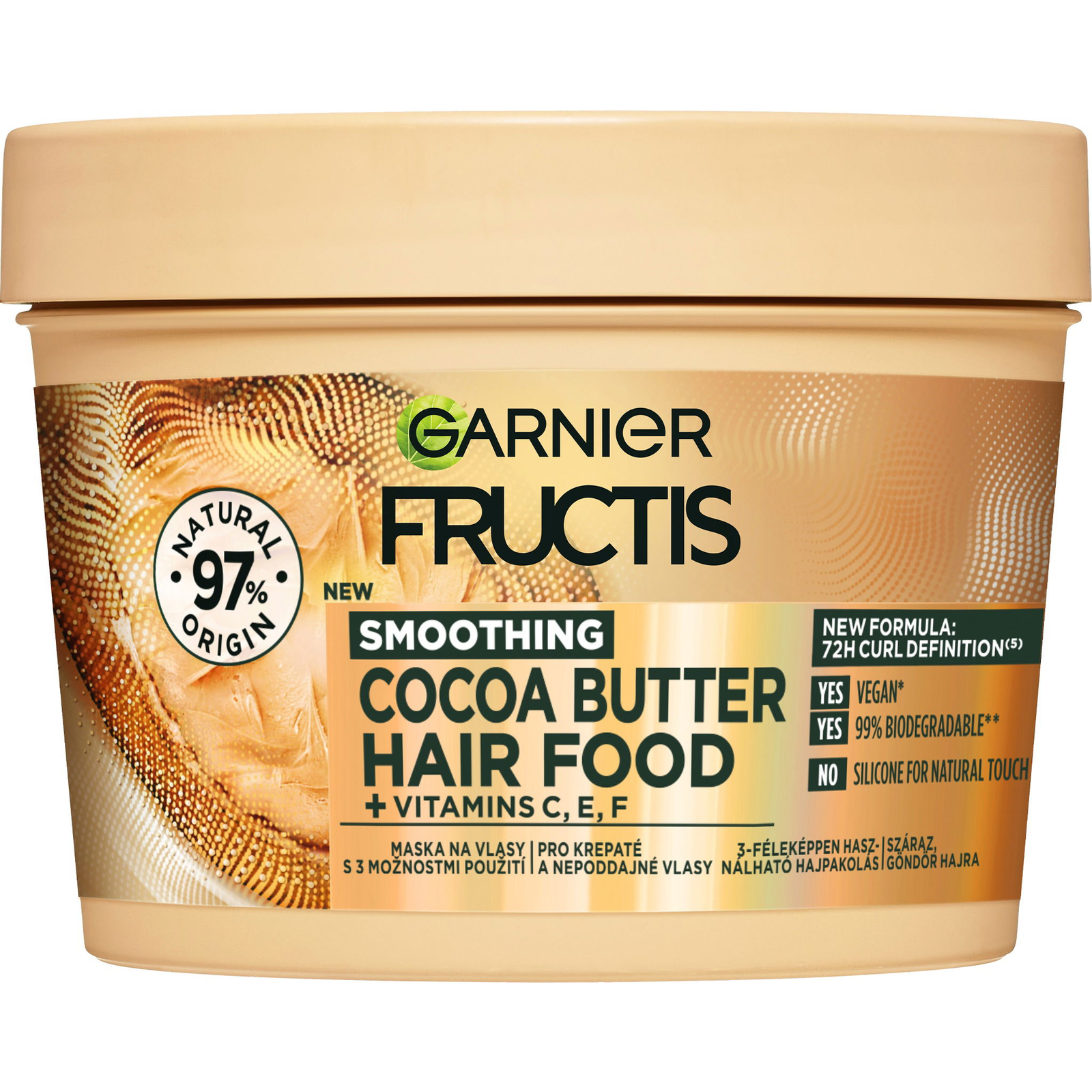 GARNIER Fructis Hair Food Cocoa Butter Mask 400 ml (3600542513180)