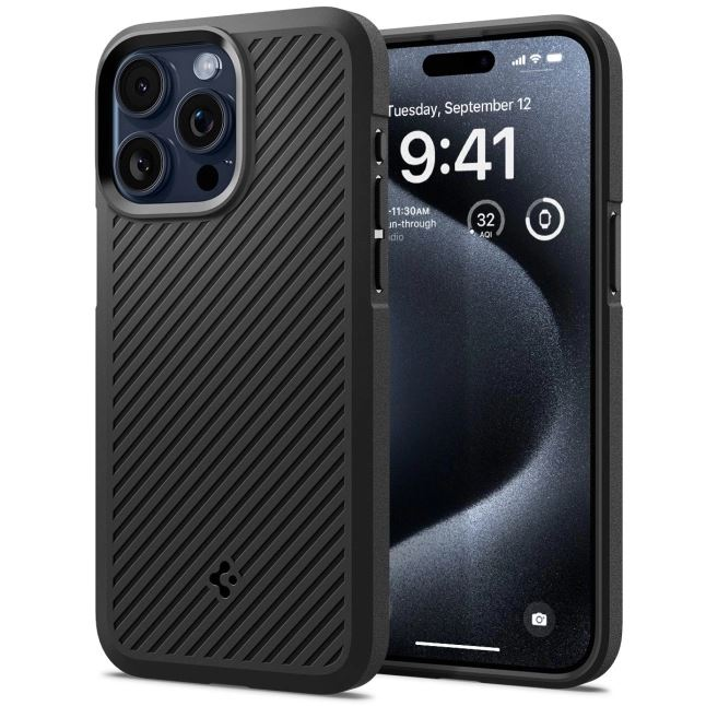 Spigen Core Armor iPhone 15 Pro Max tok fekete (ACS06441) (ACS06441)
