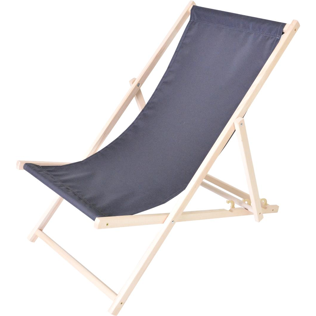 ROJAPLAST BAHAMA POLYESTER Kerti nyugágy, fa, natúr, grafit (23210/7)