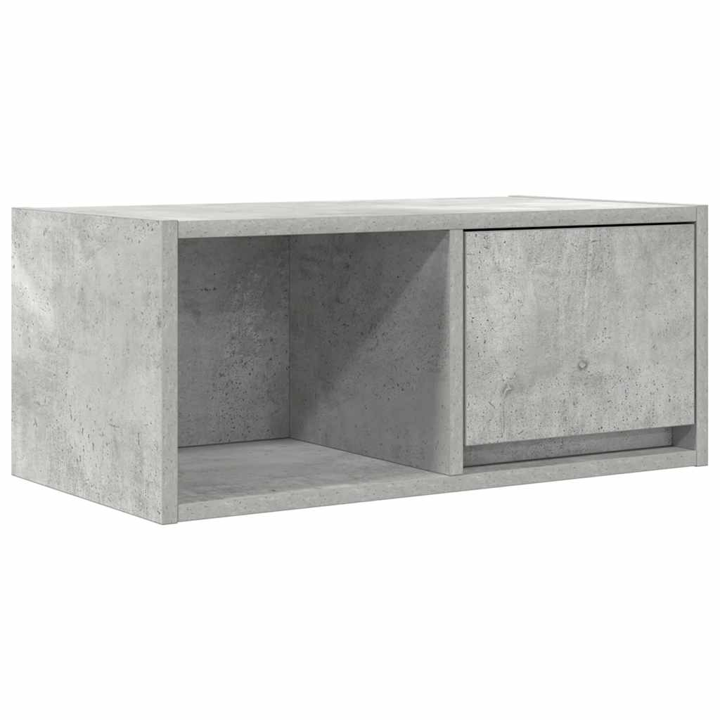 betonszürke szerelt fa TV-szekrény 60x31x25,5 cm (861442)