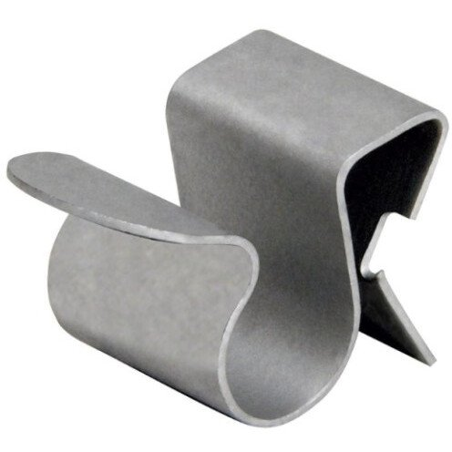 Celo 91218CC CELO Metalowy klips na belkę 7,2-12mm do kabli rurki peszla 15-18mm 100 szt.