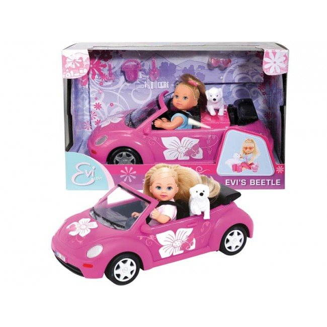 Simba Éva baba, New Beetle autóval (4006592515393)
