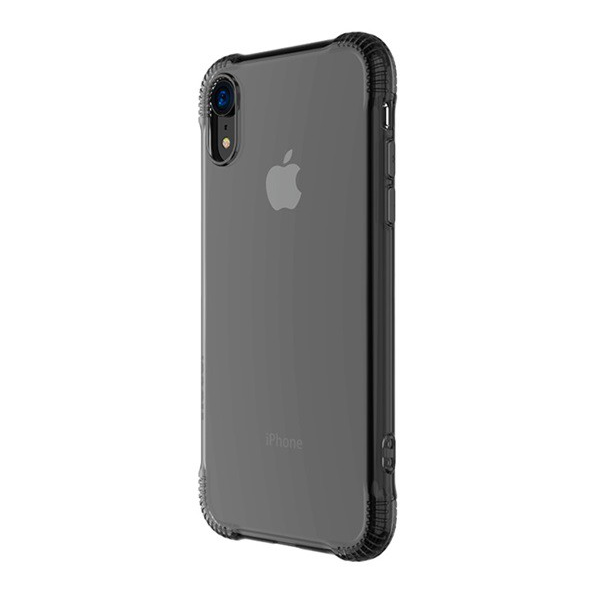 HOCO ARMOR szilikon telefonvédő (közepesen ütésálló, légpárnás sarok, átlátszó hátlap) SZÜRKE [Apple iPhone XR 6.1] (5996457822683)