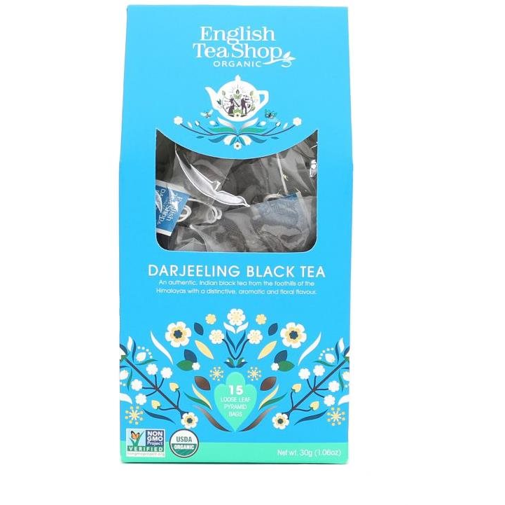 English Tea Shop Darjeeling fekete - papírdoboz, 15 piramis (59462)