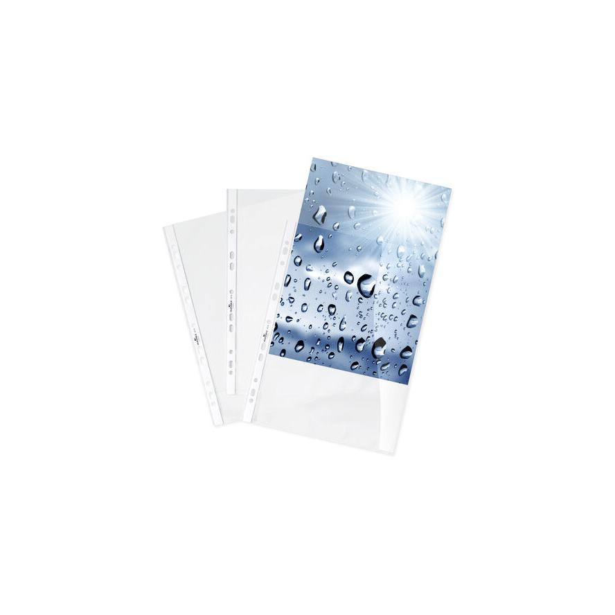 Durable A4 lefűzhető 80 mikron víztiszta felületű genotherm (100 db / csomag) (267619)