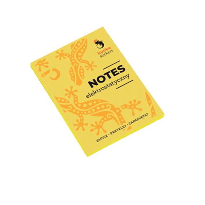 Panta Plast 70x98mm elektrosztatikus jegyzettömb - Sárga (100 lap /tömb) (0457-0001-06)