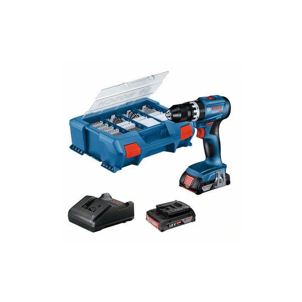 Bosch GSB 18V-45 1900 об/мин Черен, Син