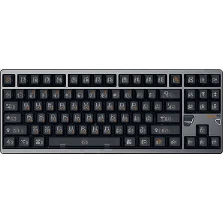 ATK Hex80 TKL USB angol gaming Owlab Ti magnetic mechanikus billentyűzet sötétszürke (HEX80 GREY) (HEX80 GREY)