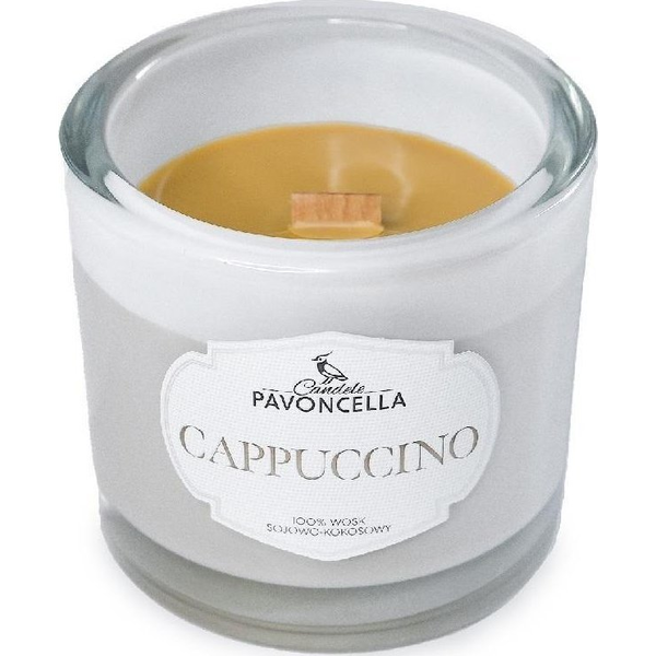 Świeczka sojowa Cappuccino biała 170g