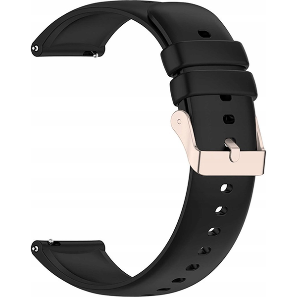  Pasek silikonowy do Xiaomi Mi Watch / Amazfit GTR 47mm - czarny