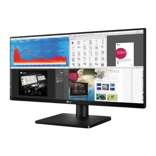 Monitor LG 34UB67-B 34" | 2560 x 1080 | W-LED | DVI | HDMI | DP 1.2 | USB 3.0 | USB-B | Speakers | 21:9 Ultrawide | Silver | IPS | Black | 75 Hz