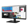Monitor LG 34UB67-B 34" | 2560 x 1080 | W-LED | DVI | HDMI | DP 1.2 | USB 3.0 | USB-B | Speakers | 21:9 Ultrawide | Silver | IPS | Black | 75 Hz