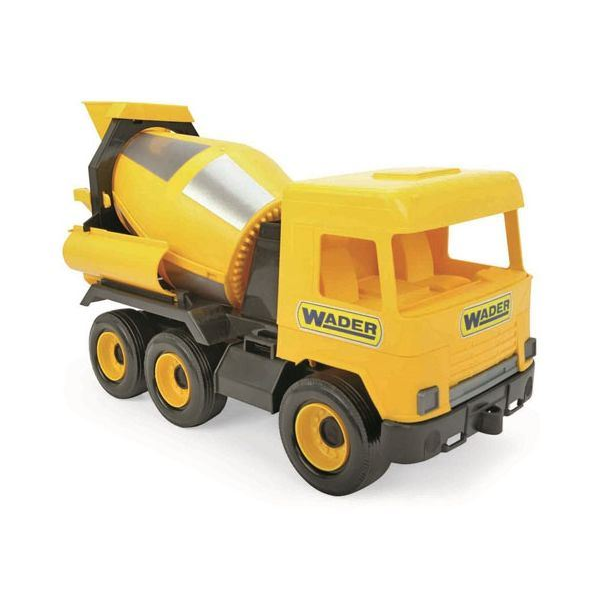 Wader Middle Truck Betonkeverő autó 43cm sárga (32124)