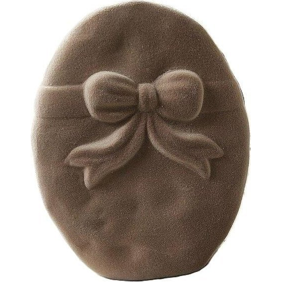 Figurka ceramiczna jajko pokryta materiałem