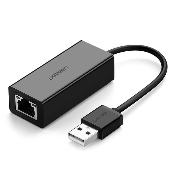 Síťový adaptér Ugreen USB-A na Ethernet RJ-45 LAN, pro počítač