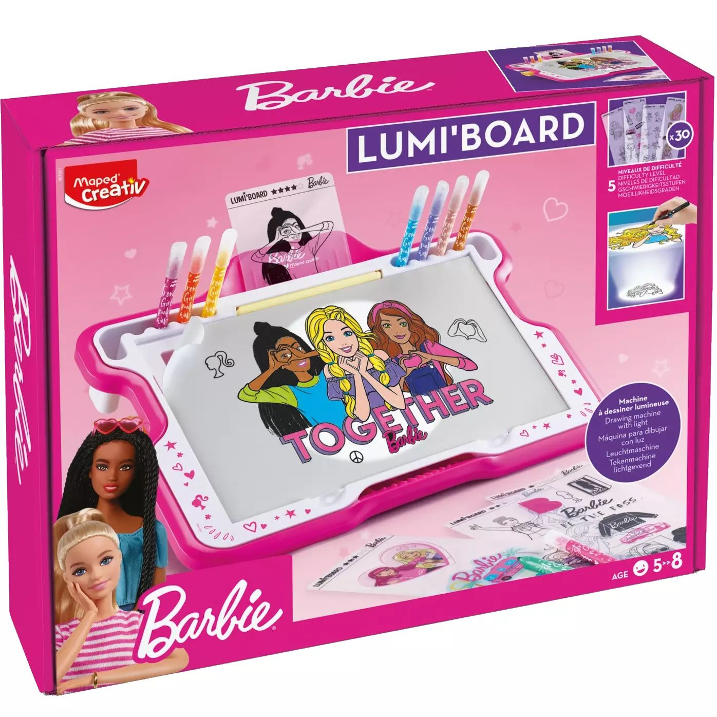 Maped Creativ Barbie LumiBoard világító rajztábla (IMAC907061)