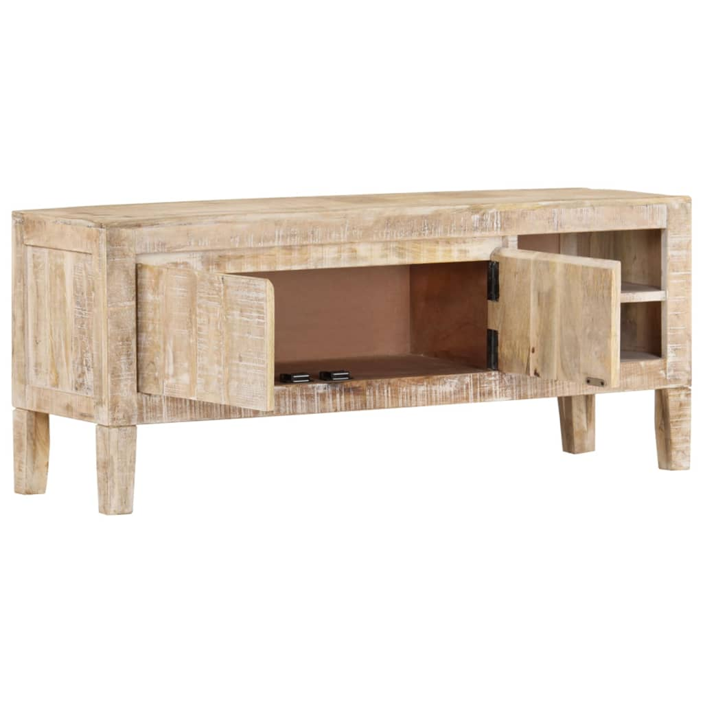 tömör mangófa TV-szekrény 110 x 35 x 46 cm (328365)