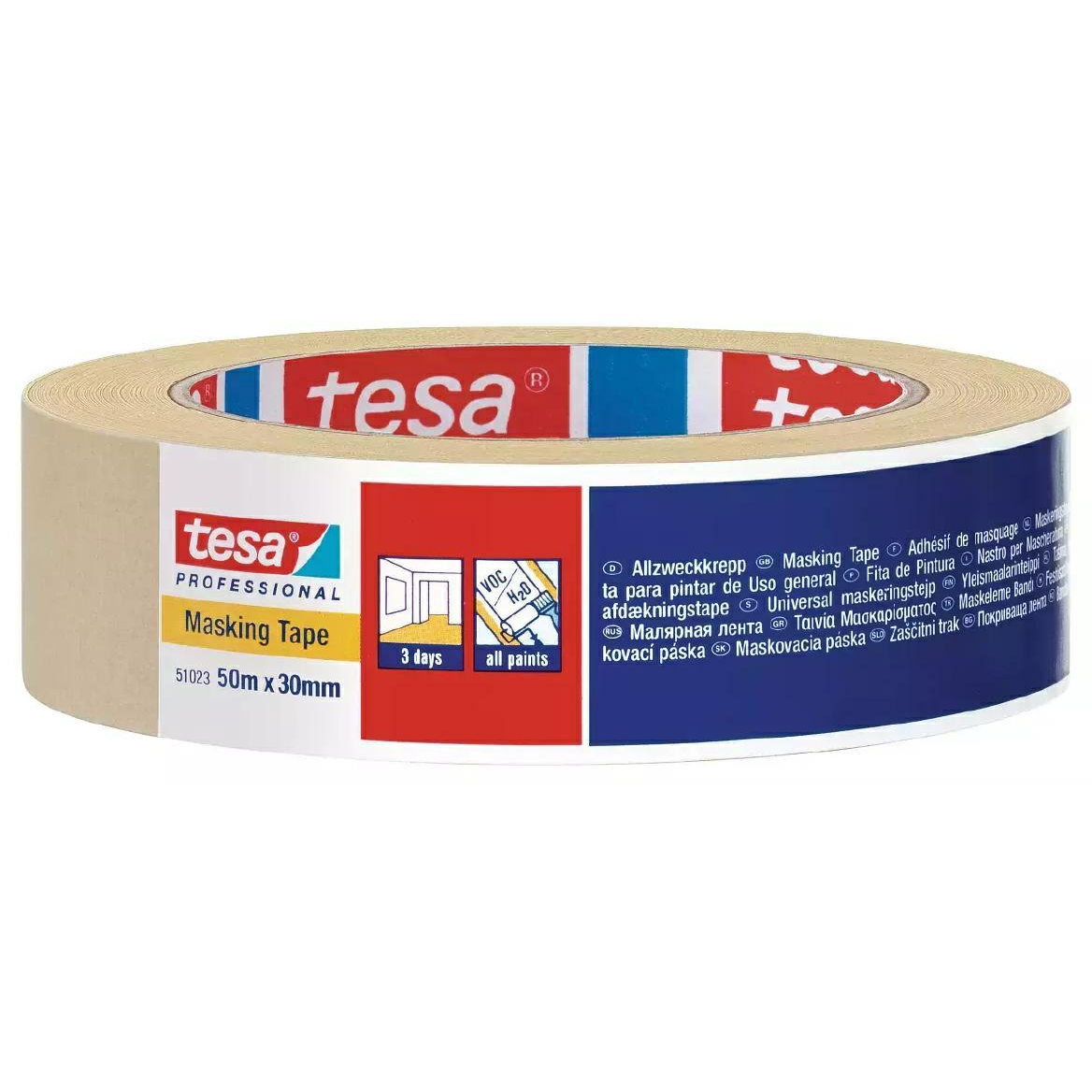 Tesa Festőszalag Economy 60°C-ig Hőálló 50m/38mm 51023-3 (51023-00003-00)