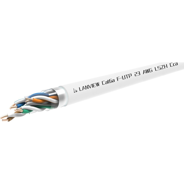 Lanview LVN122164 cavo di rete Bianco 305 m Cat6a F/UTP (FTP) Rotondo