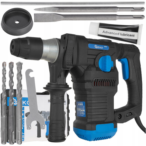 Młotowiertarka – młot udarowy 1500W 6J SDS+ /walizka/ (2)