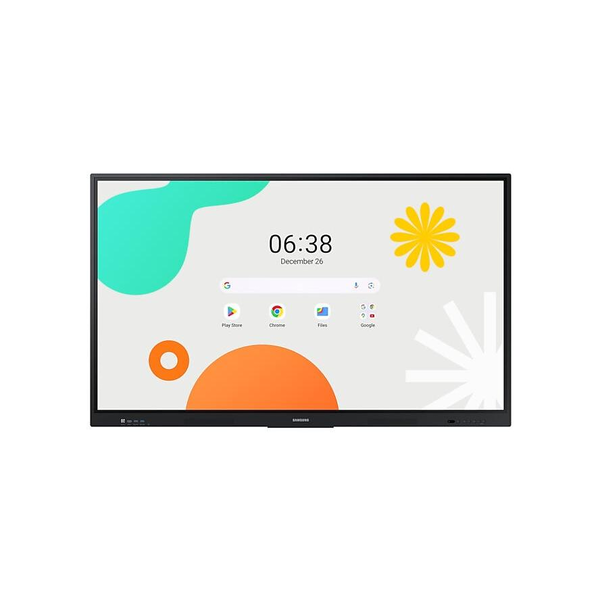 Samsung LH86WAFWLGCXEN Интерактивна бяла дъска 2,18 м (86") 3840 x 2160 пиксела Тъчскрийн Черен