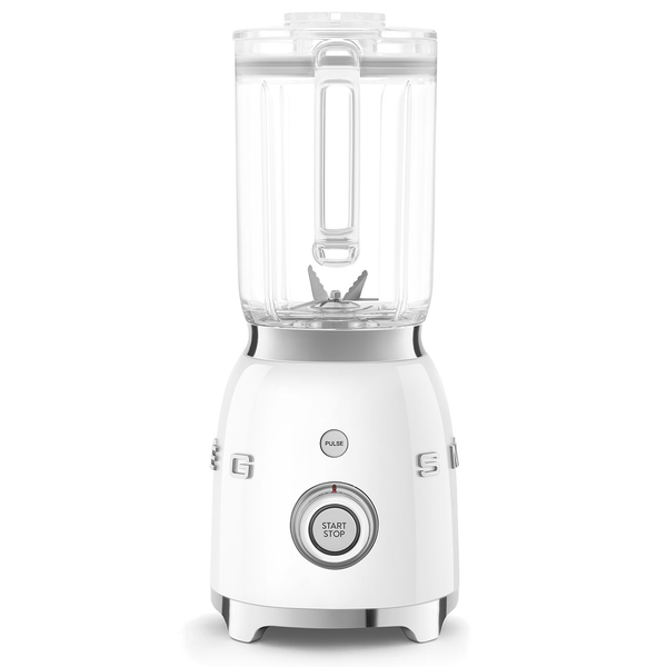 Блендер Smeg BLF03WHEU, 50's Style, 800 W, 1.5 л кана, 4 скорости на мощност, 6 функции, Бял