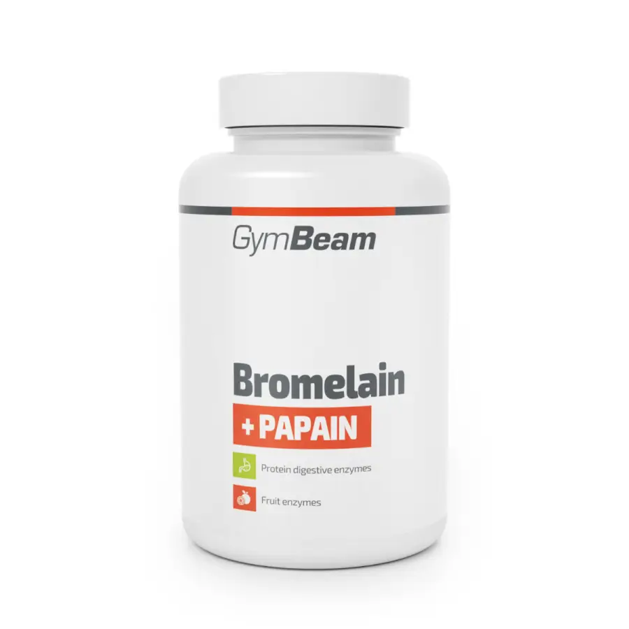 Bromelain Papain - 90 kapszula - GymBeam (HMLY-8588007275796)