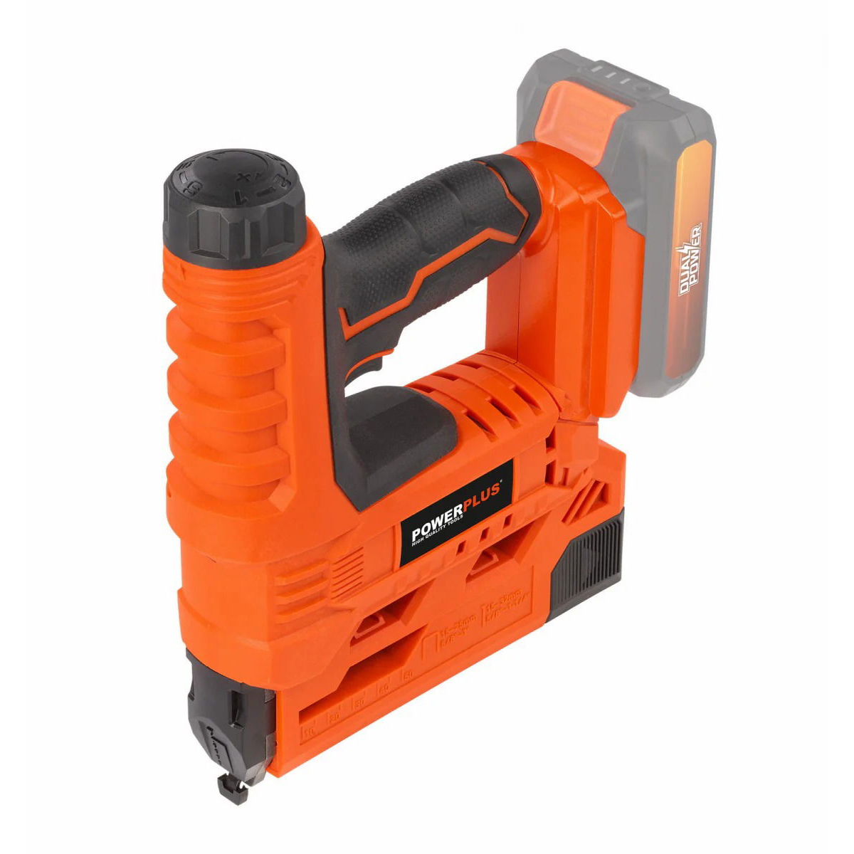 PowerPlus akkumulátoros tűző / szegezőgép 20V (AKKU nélkül) (POWDP7010)