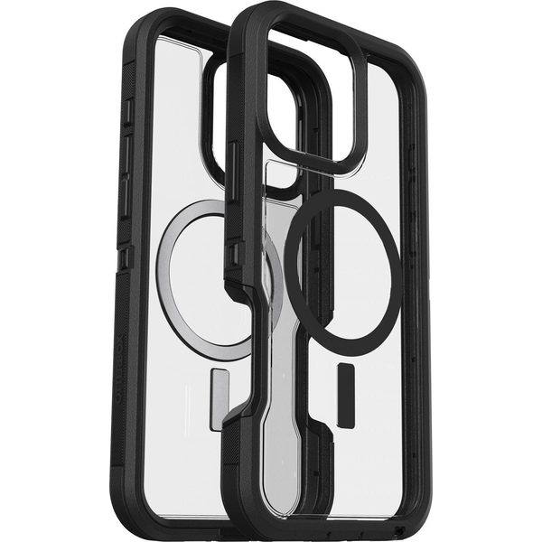 Otterbox Defender XT Hátlap Apple iPhone 16 Pro Max Fekete, Átlátszó MagSafe kompatibilis, Ütésálló 77-96124
