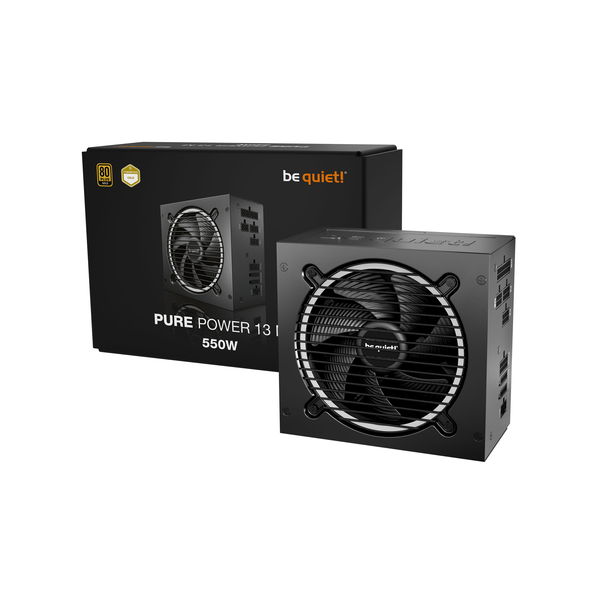 be quiet! Pure Power 13 M | 550W enhed til strømforsyning 20+4 pin ATX ATX Sort