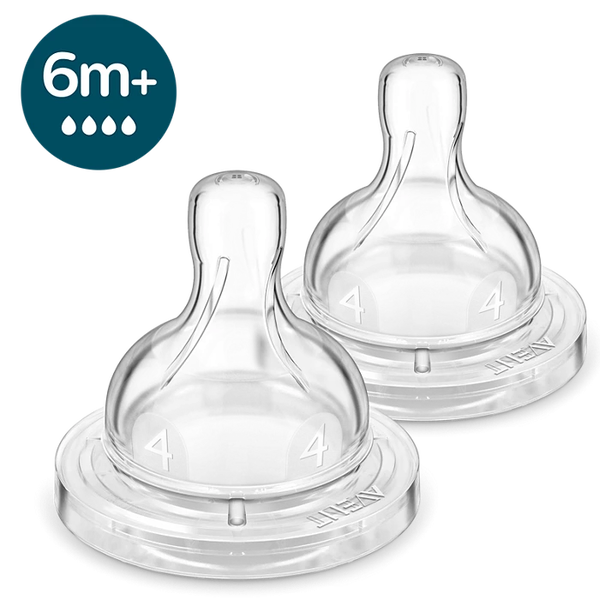 Philips AVENT SCY764/02 биберон за шишета Силикон Кръгъл Бърз поток