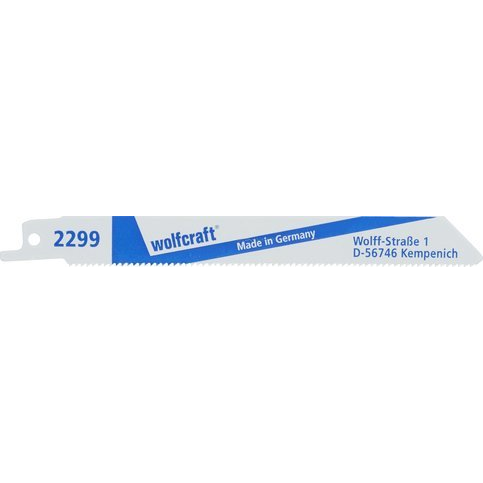Fűrészlap szúrófűrészhez HSS, vágó hossz: 152 mm, 2 db, Wolfcraft 2299000