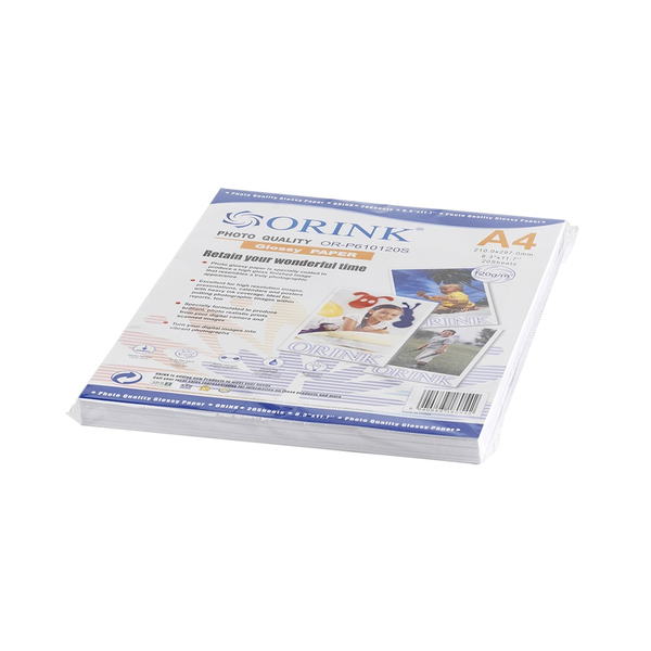 Orink Fotópapír Pp A4, S 120g. 100lap, fényes  (P610120S100)